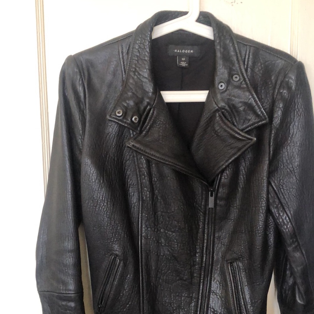 Halogen Leather Jacket - image 2